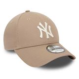 Šiltovka New Era 9FORTY Adjustable Cap New York Yankees League Essential Brown Beige