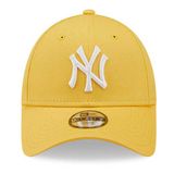 Detská New Era 9Forty YOUTH Essendial MLB New York Yankees League Yellow White cap Adjustable