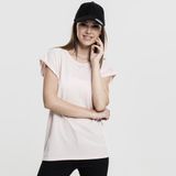 Dámske tričko Urban Classics Ladies Extended Shoulder Tee pink