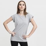 Dámske tričko Urban Classics Ladies Extended Shoulder Tee grey