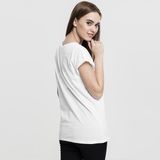 Dámske tričko Urban Classics Ladies Extended Shoulder Tee white