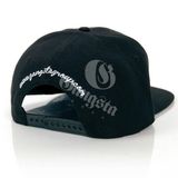GangstaGroup Basic Swag! Logo Snapback Cap Black