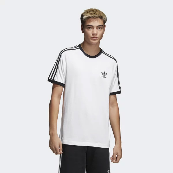 E-shop Pánské Tričko Adidas 3-Stripes Tee White - XL