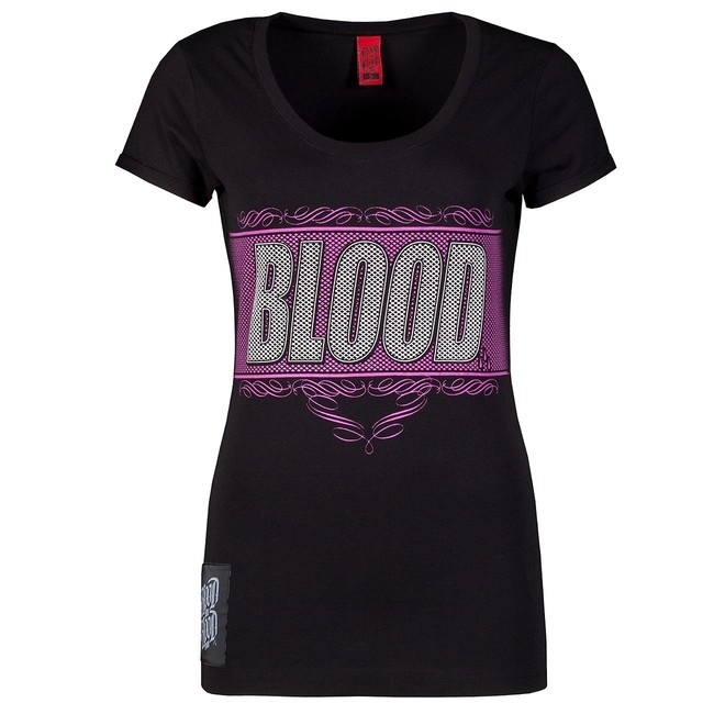 E-shop Blood In Blood Out Blood Clean Logo D-T-Shirt - XS