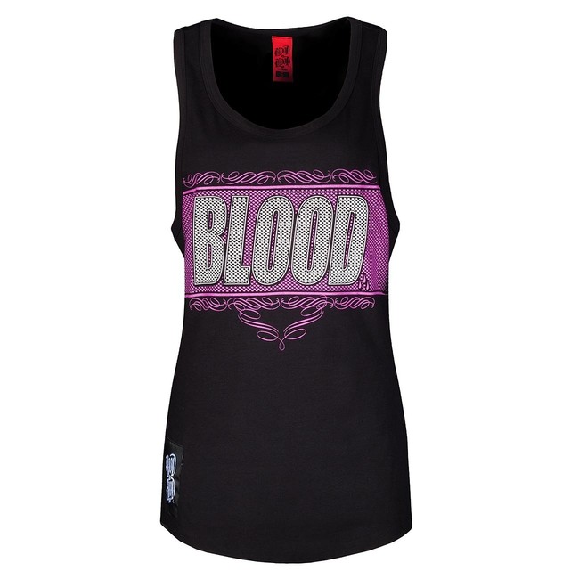 E-shop Blood In Blood Out Blood Clean Logo D-Tanktop - XS