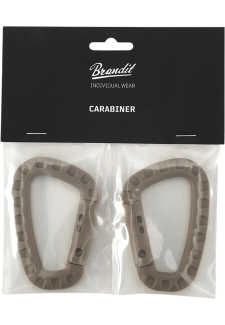 Brandit Carabiner  2 Pack camel - UNI