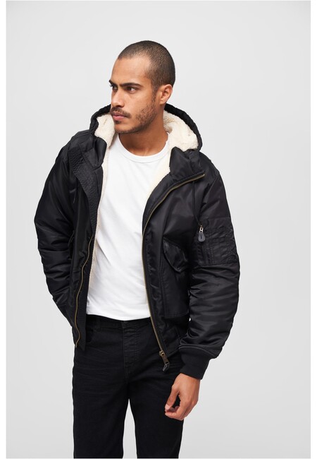 Brandit CWU Jacket hooded black - XL