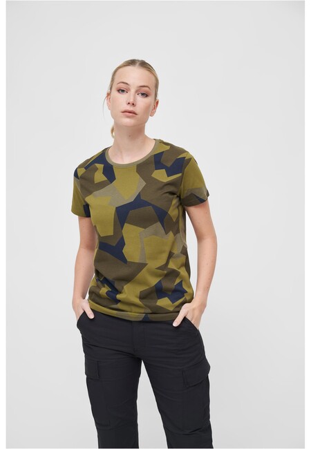 E-shop Brandit Ladies T-Shirt swedish camo - XL