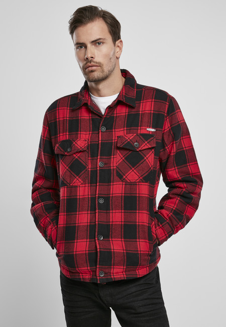 Brandit Lumberjacket red/black - XXL