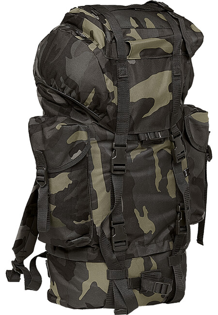 Brandit Nylon Military Backpack darkcamo - UNI