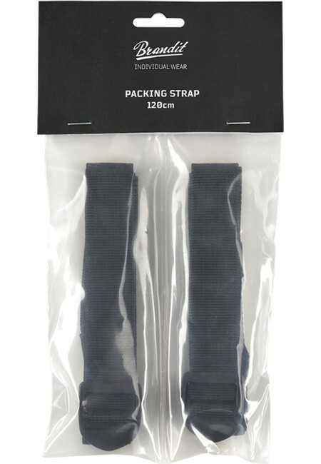 Brandit Packing Straps 120  2 Pack black - UNI