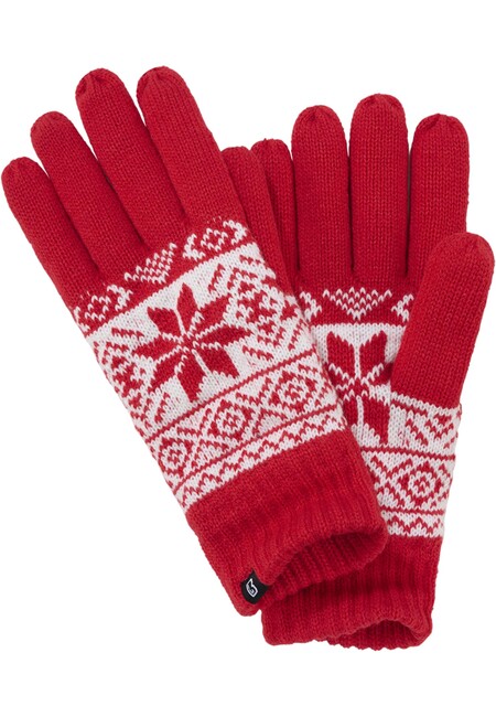Brandit Snow Gloves red - L