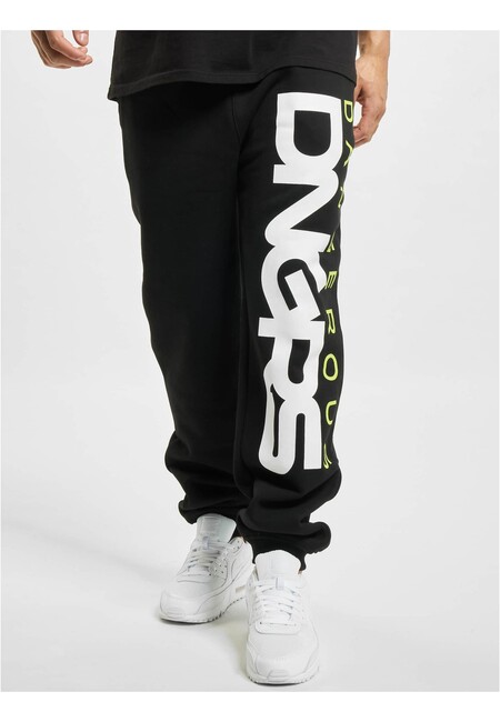 E-shop Dangerous DNGRS Classic Sweatpants black/green - M