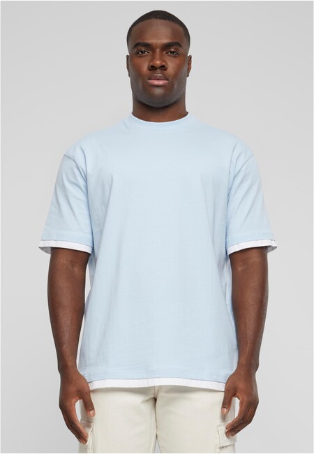 DEF Visible Layer T-Shirt light blue/white - S