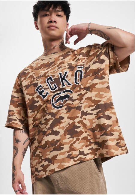 Ecko Unltd. Tshirt BBall camouflage/camel/brown - S