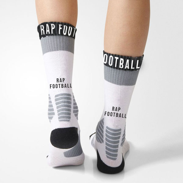 E-shop Ponožky Rap Football Profesional Socks White - 35–38