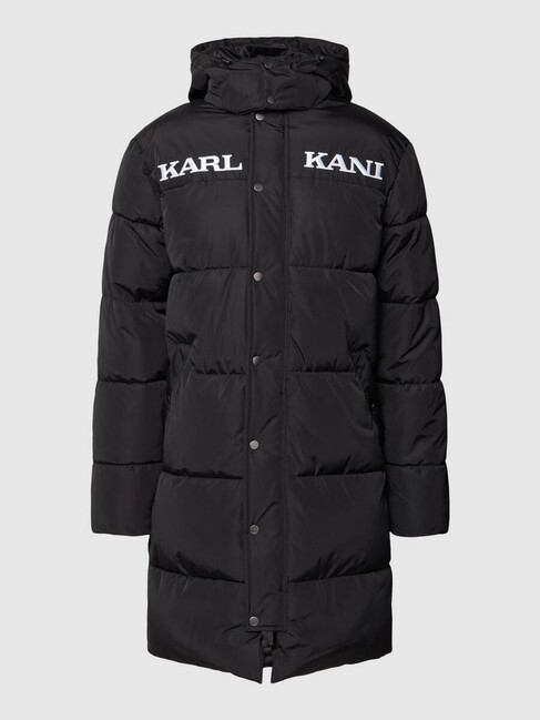 Karl Kani Retro Hooded Long Puffer Jacket black - M