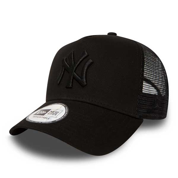 E-shop Detska šiltovka New Era New York Yankees Kids All Black A-Frame Trucker Cap - Youth