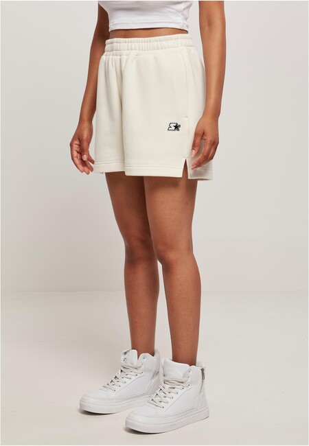 Ladies Starter Essential Sweat Shorts palewhite - L