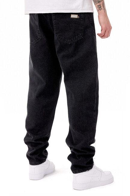 Mass Denim Box Jeans Relax Fit black washed - Spodnie 42
