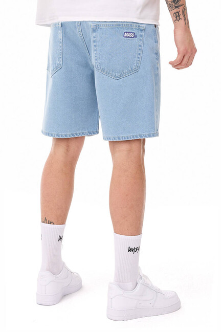 E-shop Mass Denim Box Jeans Shorts relax fit light blue - W 30