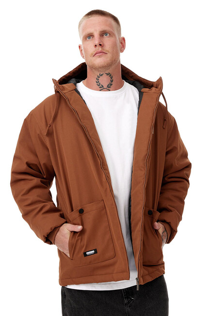 Mass Denim Jacket Worker Long brown - L
