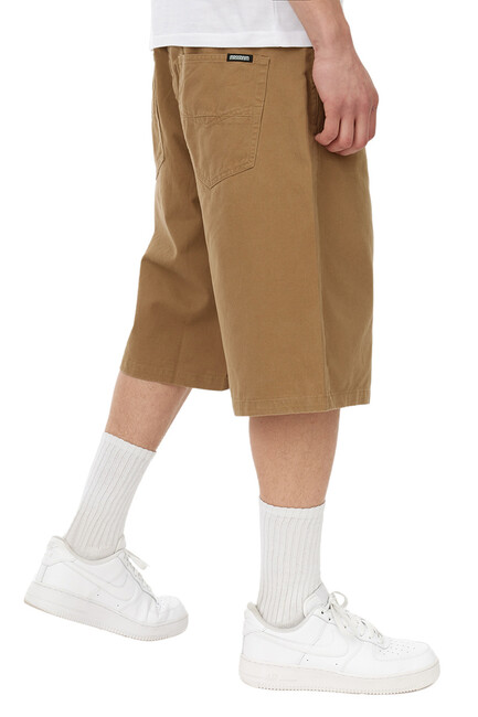 E-shop Mass Denim Shorts Slang baggy fit beige - Spodnie 40