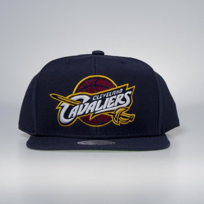 E-shop Mitchell & Ness cap snapback Cleveland Cavaliers navy Wool Solid / Solid 2 - UNI