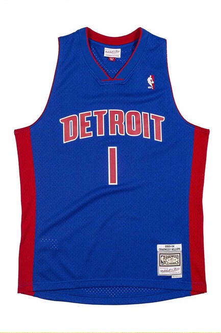 E-shop Mitchell & Ness Detroit Pistons #1 Chauncey Billups Swingman Jersey royal - L