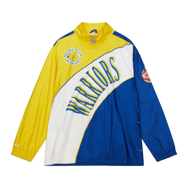 Mitchell & Ness Golden State Warriors Arched Retro Lined Windbreaker multi/white - M