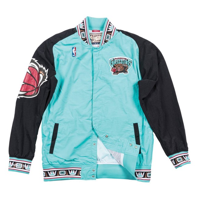 E-shop Mitchell & Ness jacket Vancouver Grizzlies Authentic Warm Up Jacket teal - M