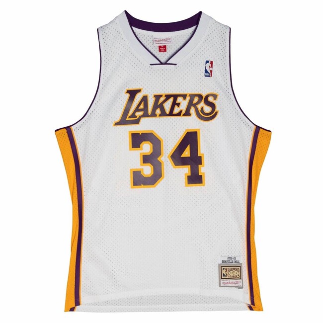 Mitchell & Ness Los Angeles Lakers 34 Shaquille O\'Neal Alternate Jersey white - XL