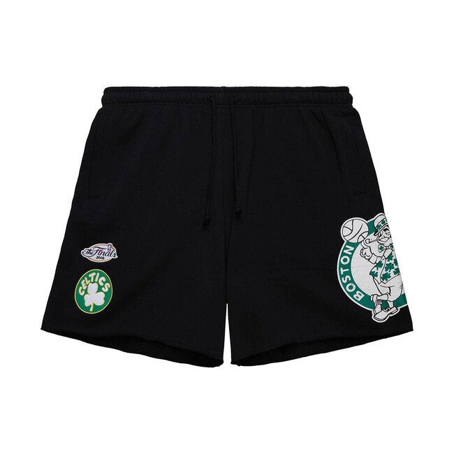 Mitchell & Ness shorts Boston Celtics Postgame Fleece Shorts Vintage Logo black - XL