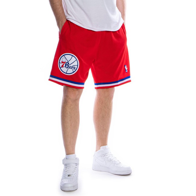 Mitchell & Ness shorts Philadelphia 76ers red Swingman Shorts  - L
