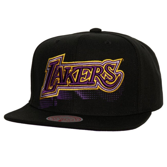 E-shop Mitchell & Ness snapback Los Angeles Lakers Big Face 7.0 Snapback black - UNI