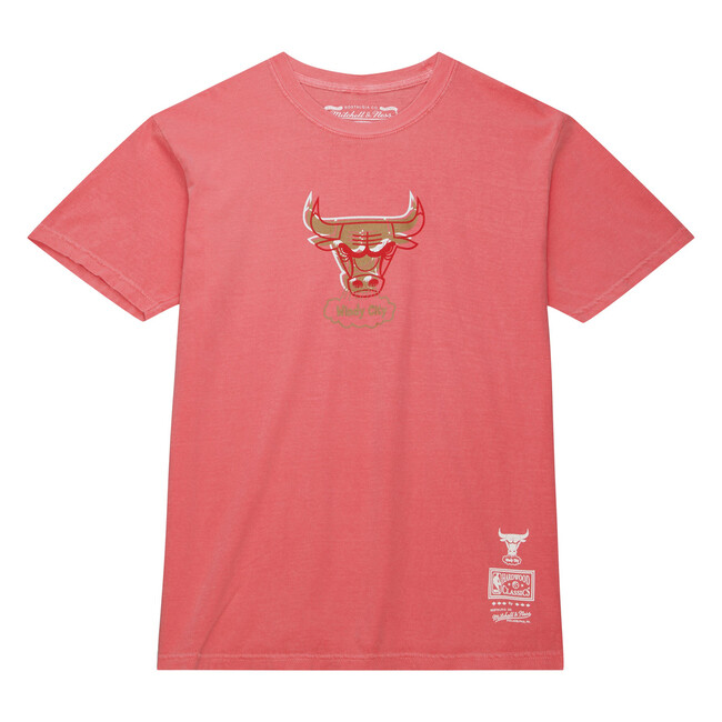 Mitchell & Ness T-shirt Chicago Bulls Golden Hour Glaze SS Tee red - M