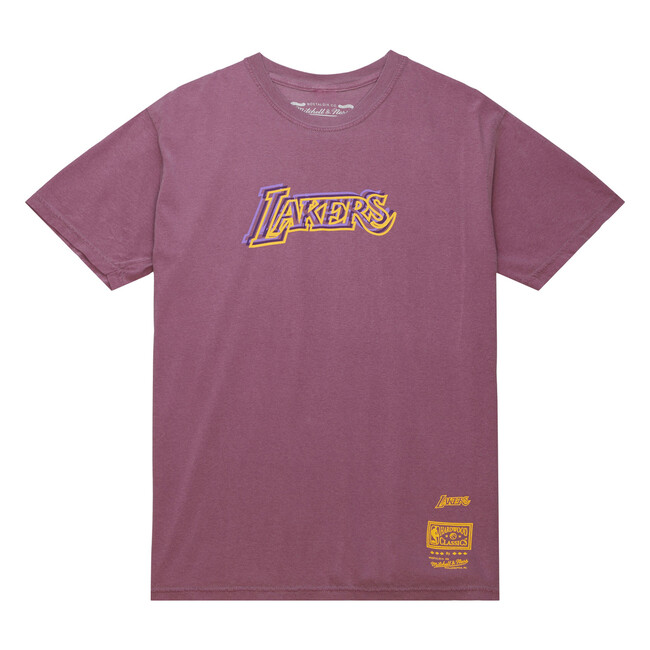 Mitchell & Ness T-shirt Los Angeles Lakers Golden Hour Glaze SS Tee light purple - M