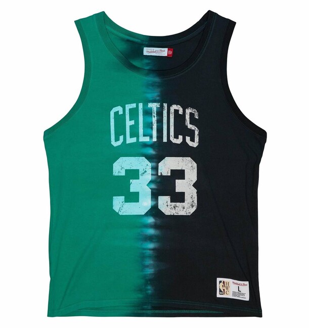 Mitchell & Ness tank top Boston Celtics Tie Dye Cotton N&M Tank green/black - S
