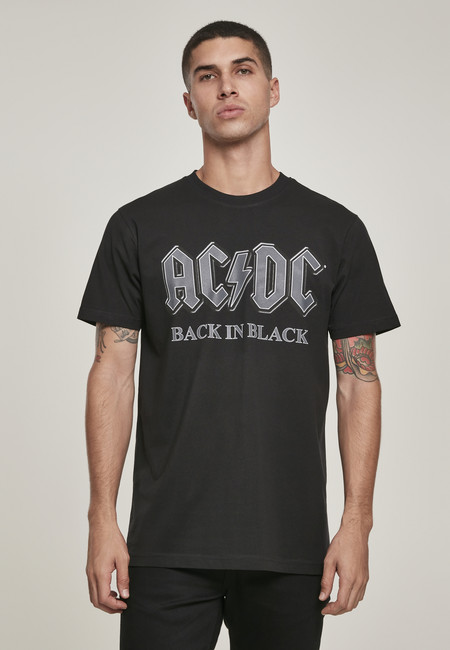 E-shop Mr. Tee ACDC Back In Black Tee black - XS