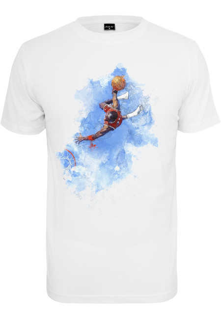 Mr. Tee Basketball Clouds Tee white - L