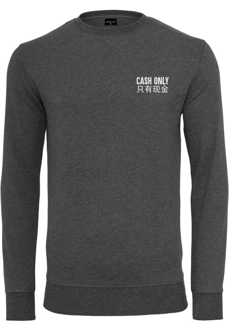 Mr. Tee Cash Only Crewneck charcoal - XS