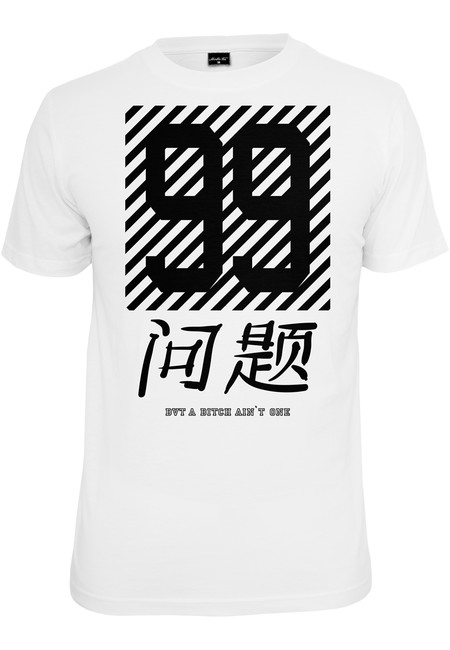 E-shop Mr. Tee Chinese Problems T-Shirt white - XS