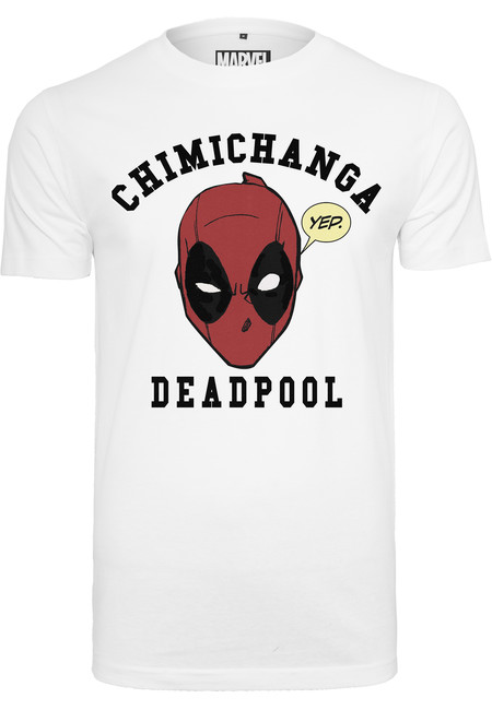Mr. Tee Deadpool Chimichanga Tee white - S