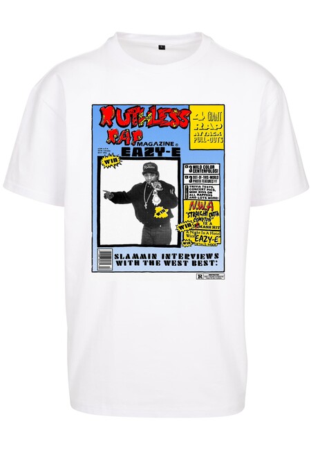 Mr. Tee Eazy-E RAP Magazine Oversize Tee white - XXL