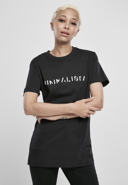 Dámske tričko MR.TEE Ladies Minimalista Tee Farba: black, Veľkosť: L