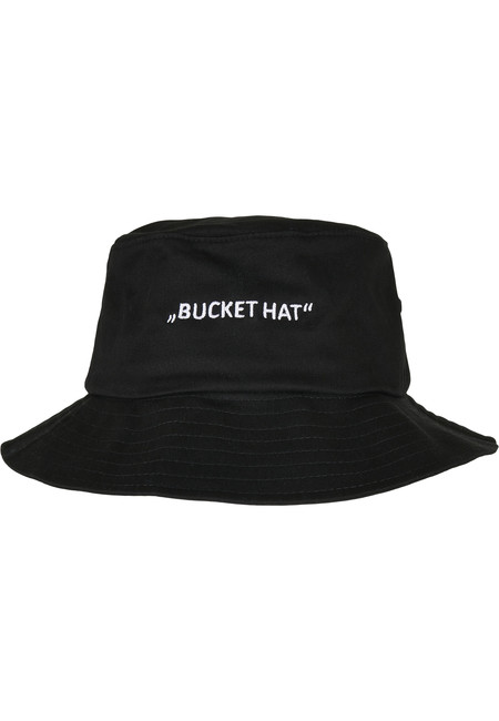 Mr. Tee Lettered Bucket Hat black - UNI
