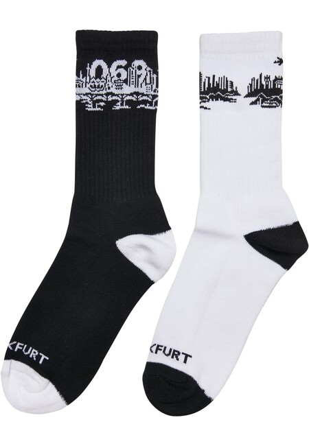 Mr. Tee Major City 069 Socks 2-Pack black/white - 47–50