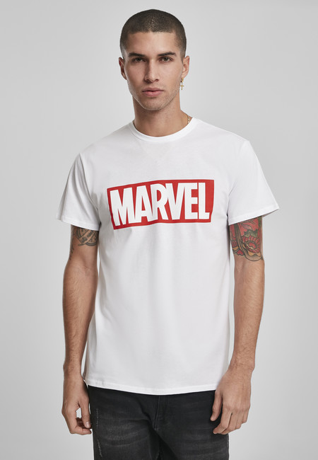 Mr. Tee Marvel Logo Tee white - M