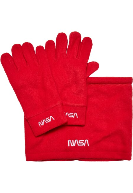 Mr. Tee NASA Fleece Set red - UNI