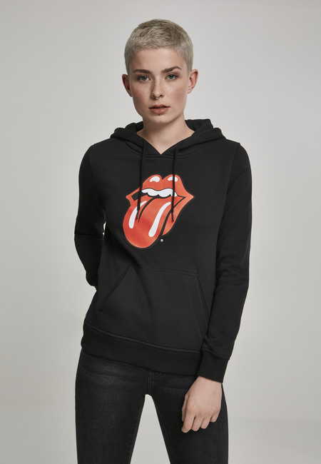 Mr. Tee Rolling Stones Tongue Ladies Hoody black - XS